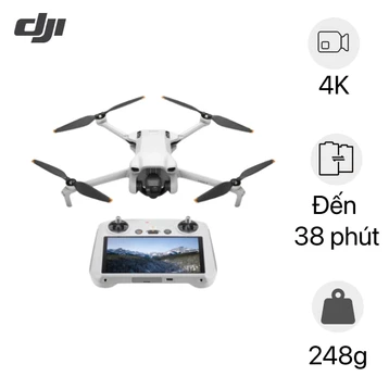 Flycam DJI dân dụng Mini 3 Fly More Combo Plus (DJI RC) - chính hãng