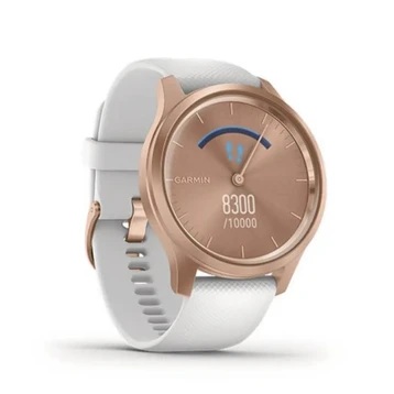 Đồng hồ đeo tay Garmin Vivomove Style dây Silver/Moss Silicone - Cũ Đẹp