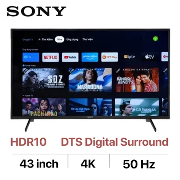 Smart Tivi Sony 4K 43 inch KD-43X75K VN3 - Cũ
