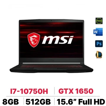Laptop MSI Gaming GF63 Thin 10SC-481VN - Cũ Đẹp
