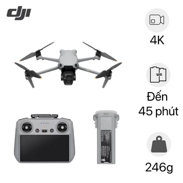 Flycam DJI dân dụng Air 3S Fly More Combo (DJI RC-2)
