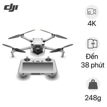 Flycam DJI dân dụng Mini 3 (DJI RC) - chính hãng
