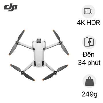 Flycam DJI dân dụng Mini 4 Pro Fly More Combo Plus (RC-2)
