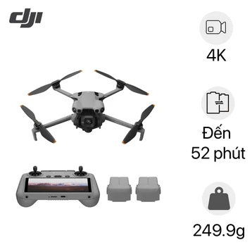 Flycam DJI dân dụng Mini 5 Pro Fly More Combo Plus (DJI RC 2) - Chính hãng