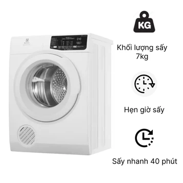 Máy sấy thông hơi Electrolux 7kg EDV705HQWA