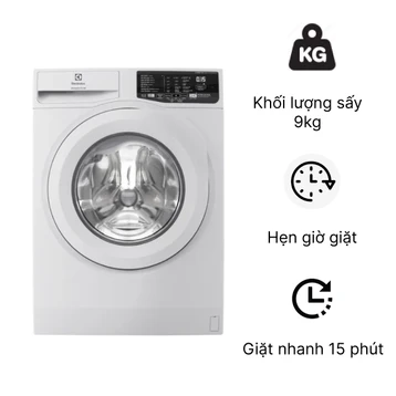 Máy giặt cửa ngang Electrolux Inverter 9kg EWF9025DQWB