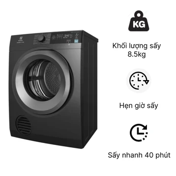 Máy sấy thông hơi Electrolux 8,5kg EDV754H3SB