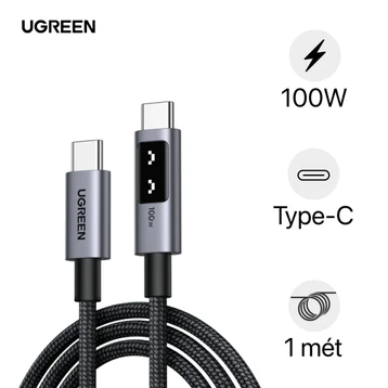 Cáp Ugreen Uno Usb-C To Usb-C 100W dài 1M L509 35501 - Cũ