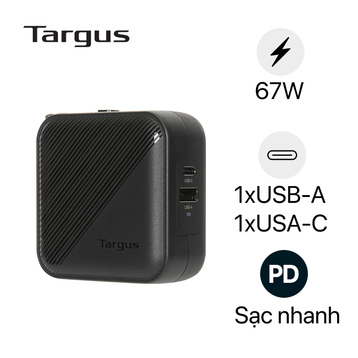Củ sạc Targus 1A1C GAN 65W APA803AP