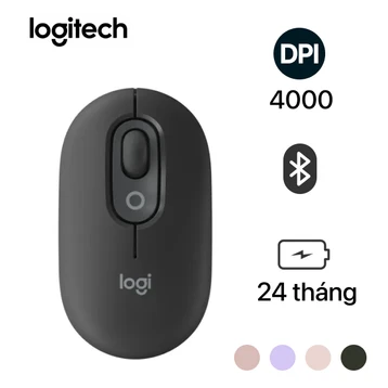 Chuột không dây Logitech Pop Mouse With Emoji