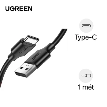 Cáp dữ liệu Ugreen Usb sang Type-C truyền dữ liệu 1M 60116