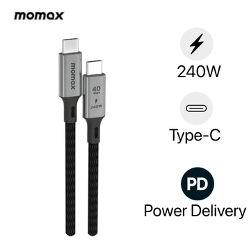 Cáp Momax Elite Usb-C To Usb-C 240W dài 1m DC39