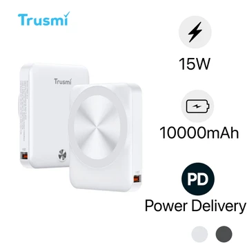 Pin dự phòng Magnetic Trusmi Ultra mini 10.000mAh 15W PB09