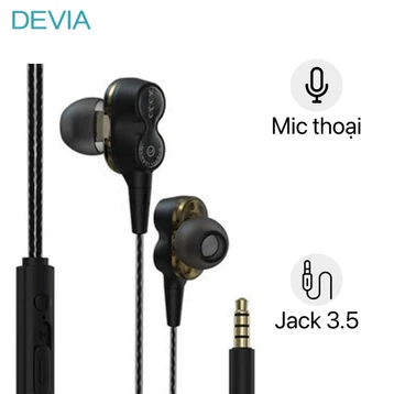 Tai nghe Devia Smart Series Dual Speakers 3,5mm