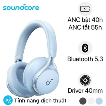Tai nghe Bluetooth chụp tai Anker Soundcore Space One