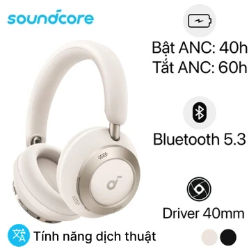 Tai nghe Bluetooth chụp tai Anker Soundcore Space One Pro (A3062)