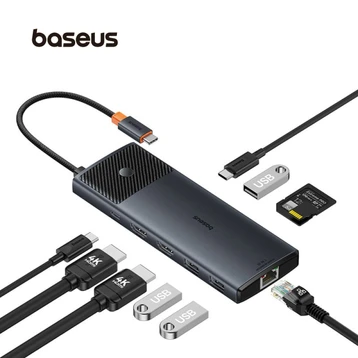 Hub chuyển đổi Baseus Metal Gleam Series II 10-in-1
