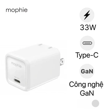 Sạc Mophie Essential 1C GaN 33W