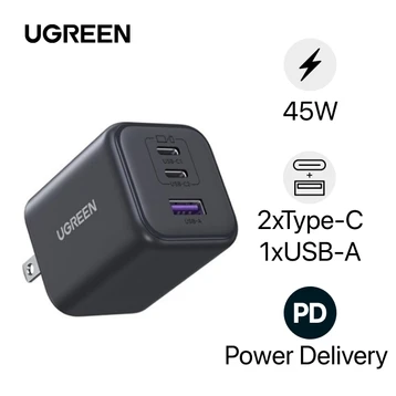 Củ sạc Ugreen GaN 2C1A 45W (US) X527 65155B