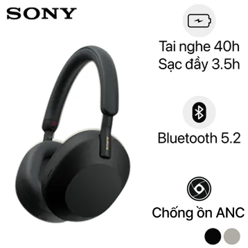 Tai nghe Bluetooth chụp tai Sony WH-1000XM5