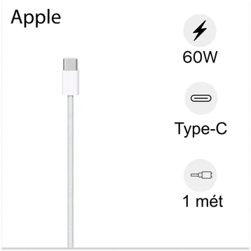 Cáp USB-C to Type-C Apple MQKJ3ZA/A dây dù 1m 