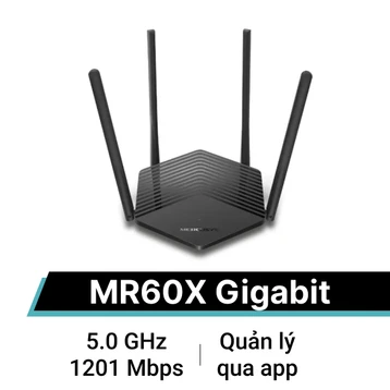 Router WiFi 6 AX1500 Merrcusys MR60X Gigabit