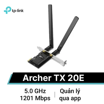 Card mạng Wireless Pcie Tp-link Archer TX20E
