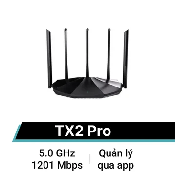 Router WiFi 6 Gigabit băng tần kép Tenda TX2 Pro