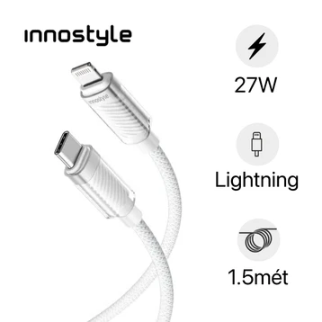 Cáp Innostyle Crystalshine USB-C To Lightning dài 1.5m SCL150