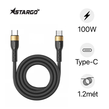 Cáp StarGO Ultralink C2 từ tính Type-C to Type-C 100W dài 1.2m