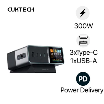 Trạm sạc Cuktech No.30 màn hình Ultra 3C1A 300W (CN) TA3005U