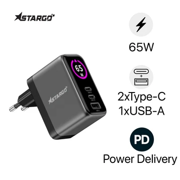 Sạc StarGO Powergo Charge có màn hình 2C1A 65W