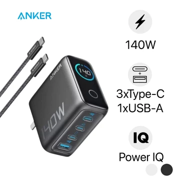 Sạc Anker Zolo 3C1A 140W kèm cáp USB-C B2697