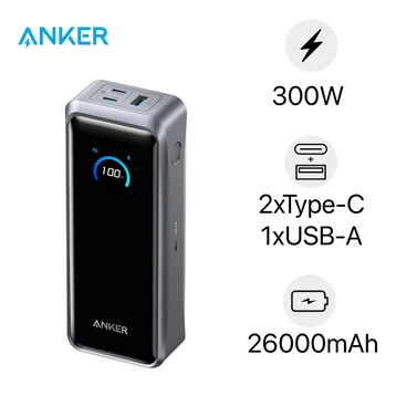 Pin dự phòng Anker Prime 26000mAh 300W có màn hình LED A110A