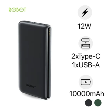Pin dự phòng Robot 10000mAh 12W RT180S