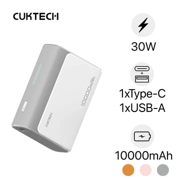 Pin dự phòng Cuktech 1C1A 10000mAh 30W (CP13) PB100
