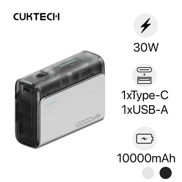 Pin dự phòng Cuktech CP13 1C1A 10000mAh 30W PB100S