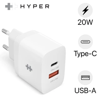 Củ sạc HyperJuice Charger 20W 2 Cổng