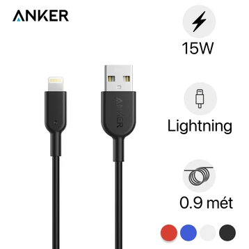 Cáp Anker PowerLine II Lightning (3FT/0.9M) A8432