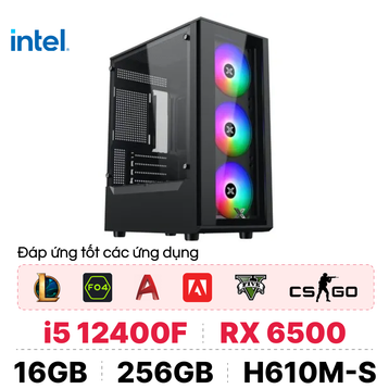 PC CPS Gaming G04 i5 12400F / 16GB - 256GB / RX 6500