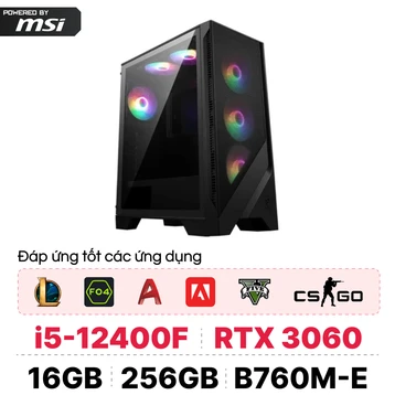 PC CPS Gaming G12 i5 12400F / 16GB - 256GB / RTX 3060