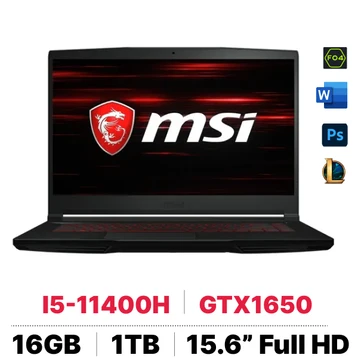 Laptop gaming MSI GF63 Thin 11SC 664VN - Cũ Trầy Xước