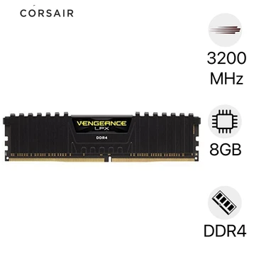 RAM PC Corsair Vengeance LPX 8GB 3200MHz DDR4 