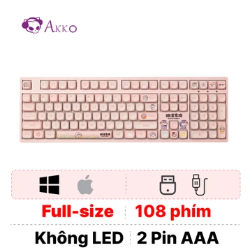 Bàn phím cơ không dây Akko 3108RF V3 Poco Lamb