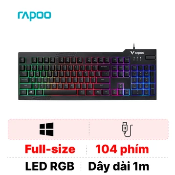 Bàn phím giả cơ Gaming có dây Rapoo V50S LED 