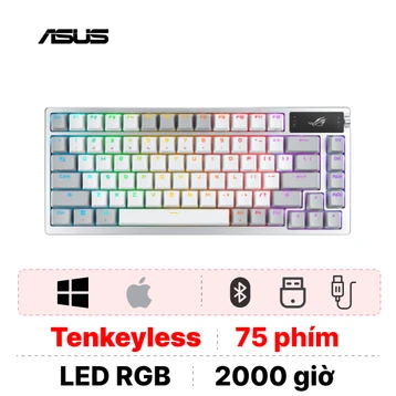 Bàn phím cơ Asus Rog Azoth trắng
