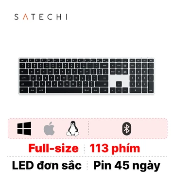 Bàn phím không dây Satechi Slim X3