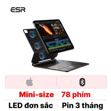 Bàn phím + bao da iPad Air 13 (M2/M3) Esr Rebound Magnetic 360