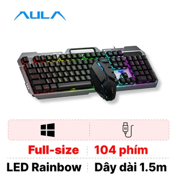 Combo bàn phím + chuột Gaming Aula F2023
