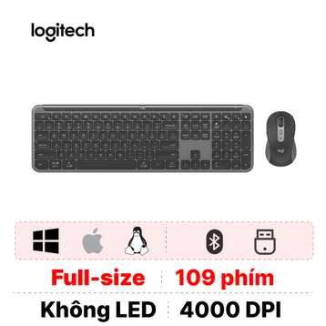 Combo bàn phím + chuột Logitech MK950 Signature Slim